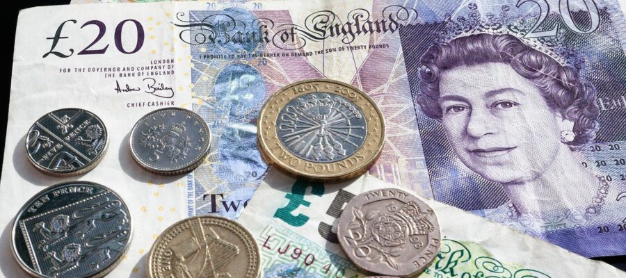 pound, coins, currency